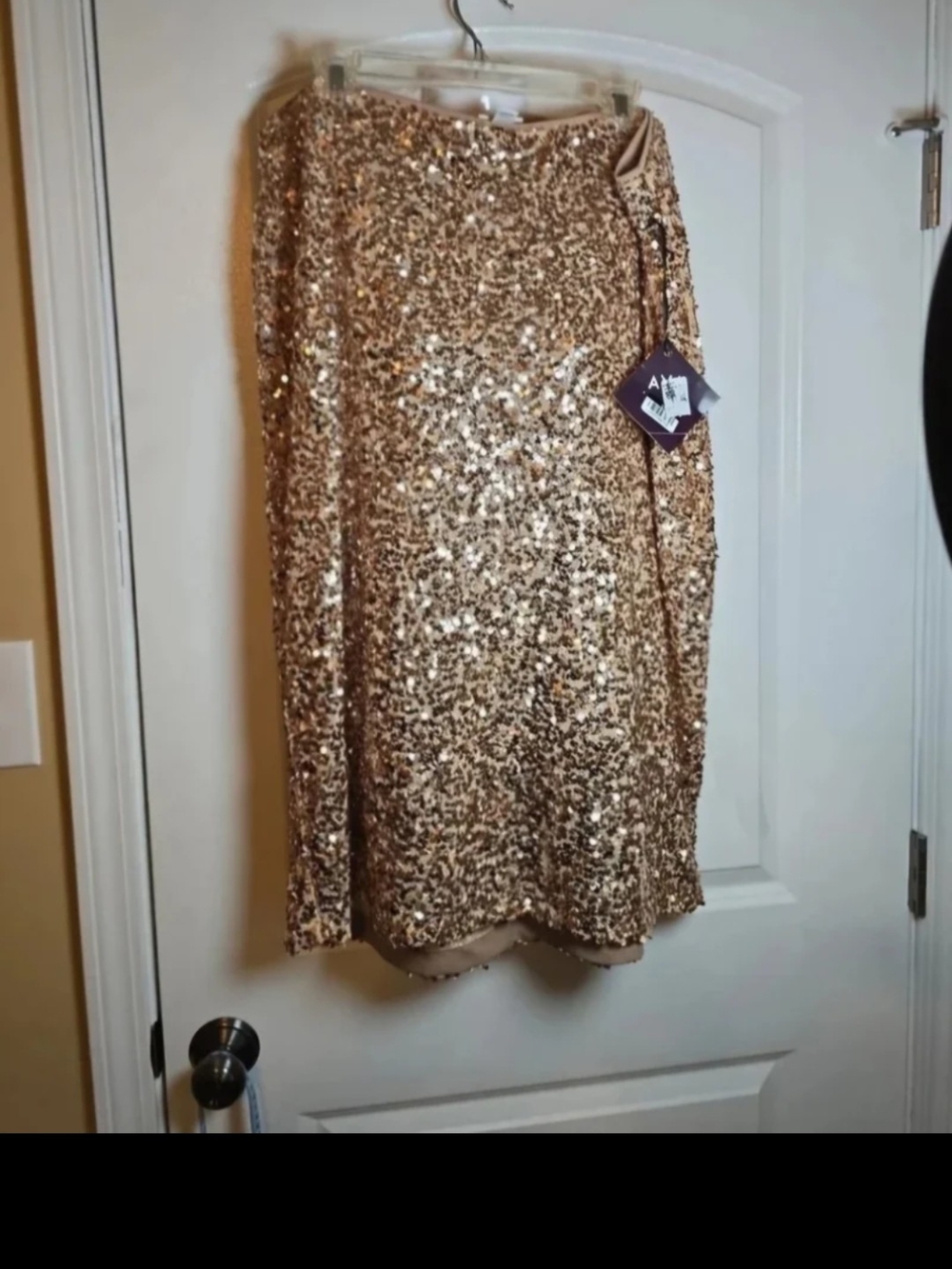 AVA & VIV sequin high rise midi pencil skirt 3X RETAIL $40